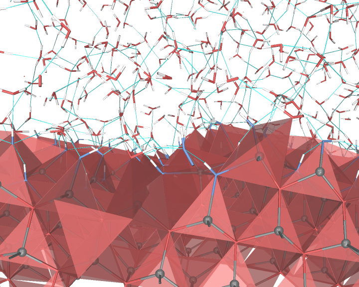 Nice polygons: ZnO/water interface